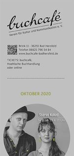 buchcafè Programm Oktober 2020