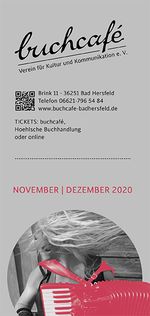 buchcafè Programm November - Dezember 2020