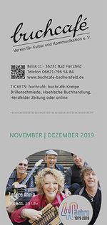 buchcafè Programm November-Dezember 2020