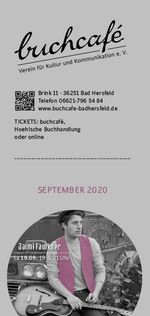 buchcafè Programm September 2020
