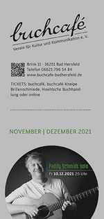 buchcafè Programm November - Dezember 2021