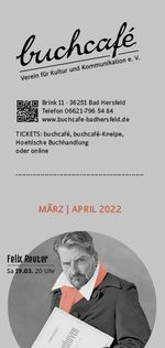 buchcafè Programm März - April 2022