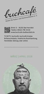 buchcafè Programm März - April 2018